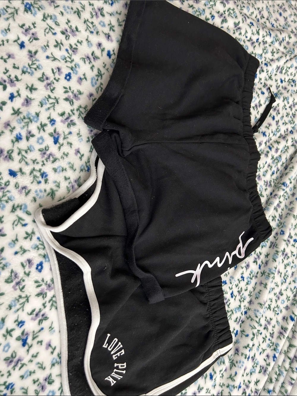 PINK Victoria's Secret Black Athletic Shorts